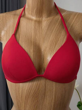 Bellisia مجموعة بكيني سباحة للنساء بلون أحادي وربطة عنق صيفية، مزودة بحمالات، مثيرة