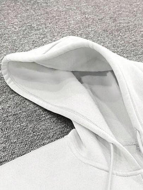 Claim Dot هودي كاجوال قصير للرجال، ملابس الشارع، سحاب، أكمام طويلة، خريفي
