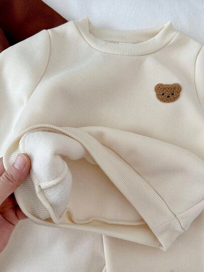 LMoss Kids مجموعة 6 قطع من البلوزة والبنطلون المحبوك للأطفال الصبيان بخطوط ملونة، ملابس شتوية للأطفال، ملابس خريفية للأطفال، ملابس شتوية للأطفال، طقم شتوي، أكمام طويلة