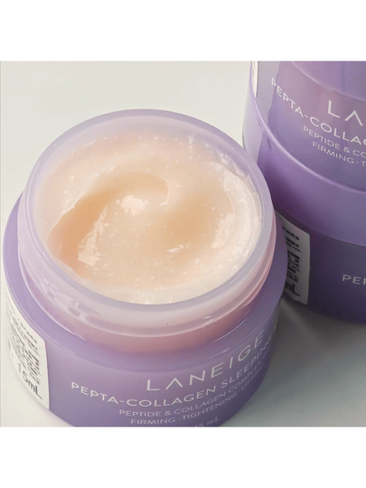 Laneige قناع النوم بالكولاجين بيبتا، 15مل/0.5 أونصة، حجم السفر