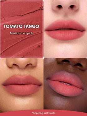 SHEGLAM Bounce Putty Pocket معجون الشفاه-Tomato Tango روج تنت أرواج علامة تجارية جمال مكياج ميكب مستحضرات تجميل للنساء الفتيات مثالي لفصل الشتاء الربيع مثالي ل- Y2K أزياء أنيقة رمضان هدية حفلة جاهز أفضل لون