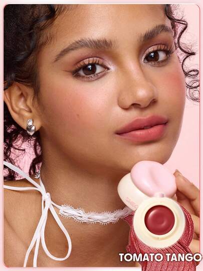 SHEGLAM Bounce Putty Pocket معجون الشفاه-Tomato Tango روج تنت أرواج علامة تجارية جمال مكياج ميكب مستحضرات تجميل للنساء الفتيات مثالي لفصل الشتاء الربيع مثالي ل- Y2K أزياء أنيقة رمضان هدية حفلة جاهز أفضل لون