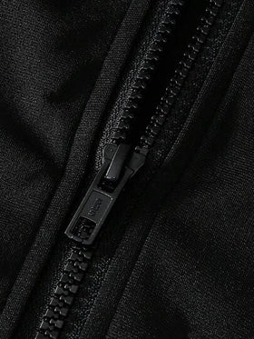 SHEIN Vacaura مجموعة ملابس كاجوال ملونة لصبية المراهقين، قطعتان