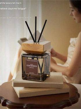 1 طقم موزع عطري بأعواد الخيزران سعة 500 مل (16.9 أونصة سائلة)، عطر زيوت أساسية فاخر بدون لهب، رائحة طويلة الأمد، مناسب للمنزل والغرفة والصالة والحمام، ديكور أنيق، هدية عيد الحب، معطر هواء، موزع للسيارة، هدية عيد الميلاد والتخرج.