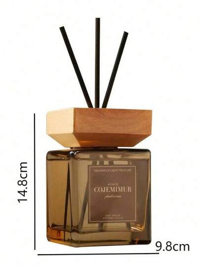 1 طقم موزع عطري بأعواد الخيزران سعة 500 مل (16.9 أونصة سائلة)، عطر زيوت أساسية فاخر بدون لهب، رائحة طويلة الأمد، مناسب للمنزل والغرفة والصالة والحمام، ديكور أنيق، هدية عيد الحب، معطر هواء، موزع للسيارة، هدية عيد الميلاد والتخرج.