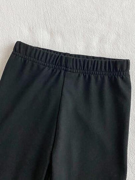 SHEIN طقم ملابس شتوي مكون من كارديجان مزين بفيونكة وبنطلون ليجنز للأطفال الرضع والصغار من عمر 0-3 سنوات