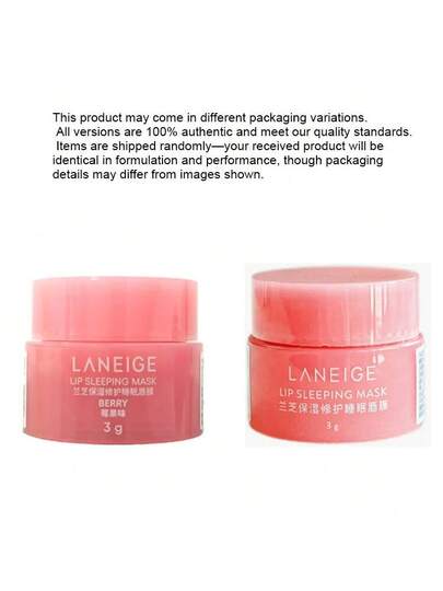 Laneige 20 جرام/0.70 أونصة قناع النوم للشفاه: مغذي، مرطب، فيتامين سي، توت، مضادات أكسدة، مناسب للشفاه الجافة والمتقشرة - قناع نوم الشفاه من لانيج