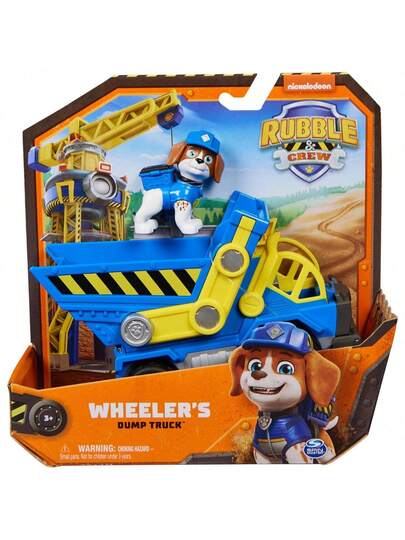 Spin Master مجموعة لعب آليات البناء المكونة من 5 قطع - تشمل البلدوزر وخلاطة الإسمنت والحفار وغيرها، ألعاب تمثيلية رسمية مناسبة للأطفال من عمر 3 سنوات فما فوق