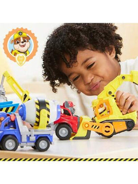 Spin Master 5 أنماط متوفرة - بما في ذلك البلدوزر وخلاط الإسمنت والحفار وغيرها، ألعاب دور رسمية مرخصة، مناسبة للأطفال من عمر 3 سنوات فما فوق