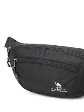 CAMEL CROWN حقيبة خصر رياضية للرجال والنساء، حقيبة هاتف متعددة الوظائف رفيعة وغير مرئية، معدات للجري والتمارين الصباحية والياقة البدنية