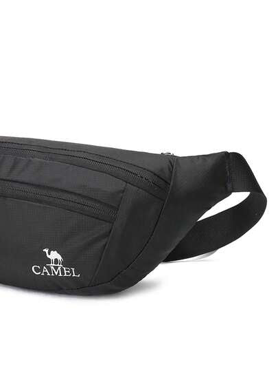 CAMEL CROWN حقيبة خصر رياضية للرجال والنساء، حقيبة هاتف متعددة الوظائف رفيعة وغير مرئية، معدات للجري والتمارين الصباحية والياقة البدنية