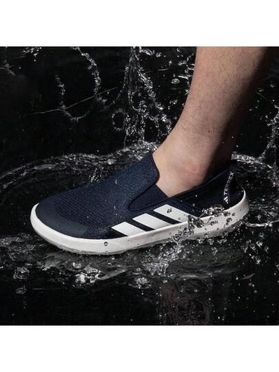 Adidas حذاء TERREX BOAT للجنسين للمشي لمسافات طويلة في الهواء الطلق خفيف الوزن ومريح وجيد التهوية ومتين