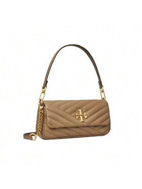 Tory Burch حقيبة كتف توري بورش كيرا الأيقونية ذات الشكل الهندسي المزدوج 90456