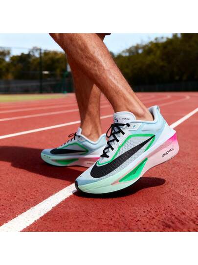 Nike أحذية الجري الرجالية الاحترافية لسباقات الطرق المصنوعة من الكربون أحذية الجري ZOOM FLY 6 المصنوعة من شبكة تنفس التوسيد مقاومة للتآكل أحذية رياضية FN8454-402