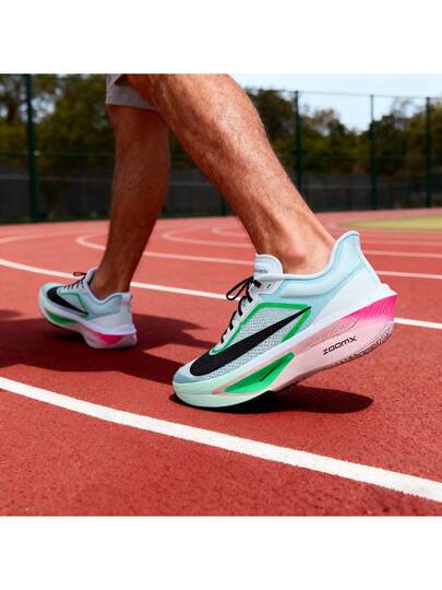 Nike أحذية الجري الرجالية الاحترافية لسباقات الطرق المصنوعة من الكربون أحذية الجري ZOOM FLY 6 المصنوعة من شبكة تنفس التوسيد مقاومة للتآكل أحذية رياضية FN8454-402
