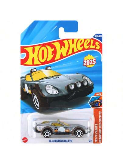 Mattel سيارة ألعاب هوت ويلز مصغرة مقياس 1/64 من السبائك المعدنية، طراز سباق 25P سلسلة 2025 الجديدة والساخنة، هدية سيارة لعب للأطفال