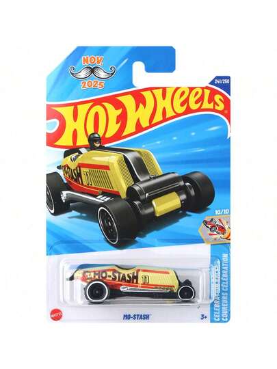 Mattel سيارة ألعاب هوت ويلز مصغرة مقياس 1/64 من السبائك المعدنية، طراز سباق 25P سلسلة 2025 الجديدة والساخنة، هدية سيارة لعب للأطفال