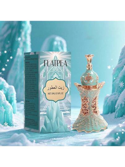 زيت عطري نقي 5 مل، عود الصندل والورد العربي، عطر طويل الأمد لمدة 12 ساعة، زيت عطري أساسي بدون لهب لتنقية الهواء المنزلي، له تأثير على الاسترخاء والإنعاش العقلي، سلسلة عالية الجودة والمستوى، مناسب للهدايا