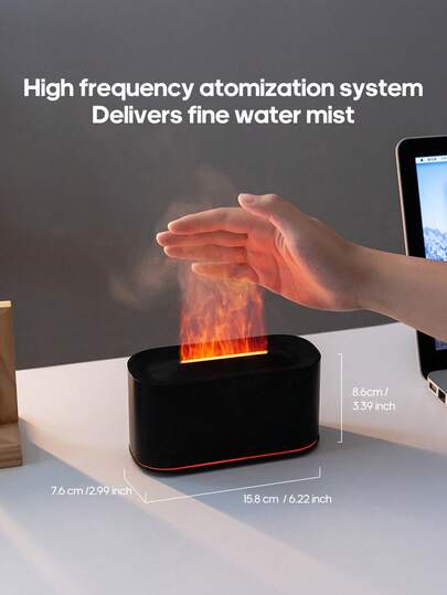 kinscoter جهاز نشر الروائح بالموجات فوق الصوتية السعة 220 مل، منفذ USB، مرطب هواء صغير للنوم والفنادق، مصباح ليلي محمول متعدد الألوان، هدية عيد ميلاد وعيد الميلاد