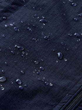 جاكيت صدرية بياقة عالية بدون أكمام للرجال، ملابس خارجية عازلة خفيفة الوزن للخريف والشتاء، مصنوعة من مادة نايلون ناعمة، إغلاق بسحاب، مناسبة للارتداء، مثالية للطبقات الصيفية