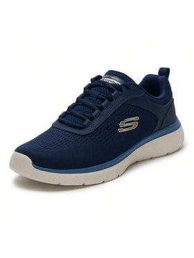 Skechers أحذية الجري للرجال جينو بنظام ربط الحبال، أحذية رياضية كاجوال مريحة وخفيفة الوزن للاستخدام اليومي 8790360-NVY