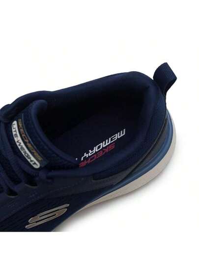 Skechers أحذية الجري للرجال جينو بنظام ربط الحبال، أحذية رياضية كاجوال مريحة وخفيفة الوزن للاستخدام اليومي 8790360-NVY