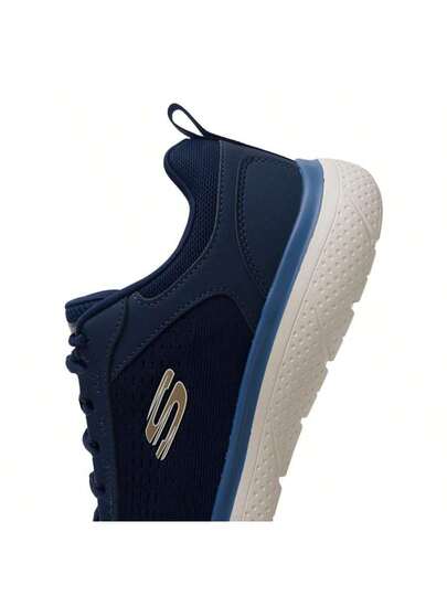 Skechers أحذية الجري للرجال جينو بنظام ربط الحبال، أحذية رياضية كاجوال مريحة وخفيفة الوزن للاستخدام اليومي 8790360-NVY