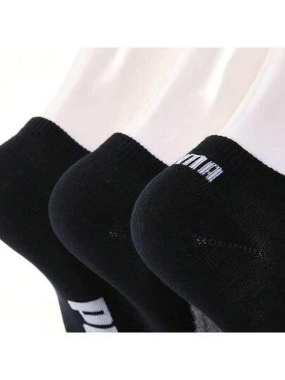 Puma 3 أزواج جوارب كاحل صيفية يمكن ارتداؤها من قبل الجنسين، جوارب رياضية، جوارب أطفال 90789502