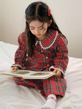 DAZY ملابس منزلية للفتيات الصغيرات، رأس السنة الجديدة، عيد الميلاد