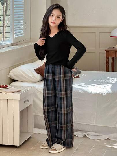 DAZY ملابس منزلية كاجوال لفتيات المراهقات في فصل الخريف رمضان