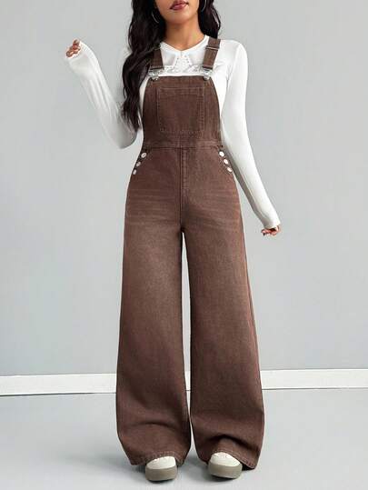 SHEIN ملابس المراهقات الكاجوال بتصميم جيوب للعودة إلى المدرسة والكلية، بنطلون قصير جينز أزرق مغسول بتصميم عتيق، ملابس يومية للمراهقات في الشتاء والخريف، ملابس للحفلات والمهرجانات والعطلات المدرسية، ملابس الشارع للمراهقات