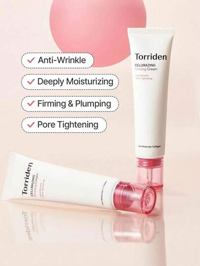 Torriden كريم Cellmazing المشدد 60 مل، يمتص بسرعة، ويرطب ويهدئ البشرة بعمق. يساعد على إصلاح حاجز البشرة، وتعزيز مرونة البشرة، والحد من الخطوط الدقيقة، وجعل البشرة أكثر نضارة وامتلاء. مناسب لجميع أنواع البشرة، بما في ذلك البشرة الحساسة.