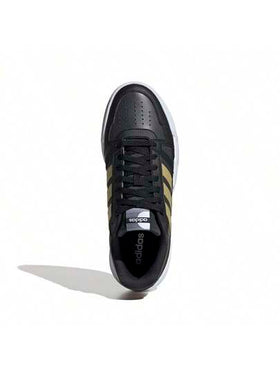 Adidas أحذية كاجوال يونيسكس من أديداس، أحذية رياضية كلاسيكية جديدة لعام 2025 بثلاثة خطوط، أحذية كاجوال منخفضة الرقبة، أحذية مسطحة متينة، للأزواج