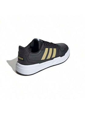 Adidas أحذية كاجوال يونيسكس من أديداس، أحذية رياضية كلاسيكية جديدة لعام 2025 بثلاثة خطوط، أحذية كاجوال منخفضة الرقبة، أحذية مسطحة متينة، للأزواج