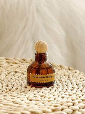 Cirelle 1 قطعة زيت أساسي عطري بدون لهب، زينة عطرية للسيارة، جهاز نشر العطور للداخل، معطر للحمام، عطر للفنادق، وجهاز نشر العطور بكرة من الخيزران