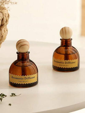 Cirelle 1 قطعة زيت أساسي عطري بدون لهب، زينة عطرية للسيارة، جهاز نشر العطور للداخل، معطر للحمام، عطر للفنادق، وجهاز نشر العطور بكرة من الخيزران