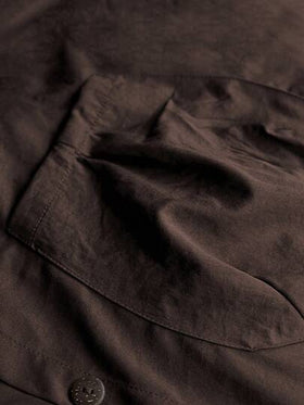 SHEIN LUNE معطف كاجوال طويل مقنع مع جيوب كبيرة للمقاسات الكبيرة