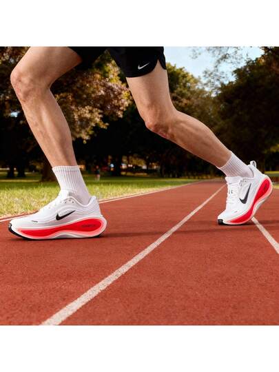 حذاء جري ZoomX للرجال مزود ببطانة عالية الارتداد من إسفنج ZoomX حذاء رجالي NIKE VOMERO PLUS حذاء رياضي خفيف الوزن لممارسة التمارين الخارجية حذاء كاجوال مريح وجيد التهوية HV8150-100