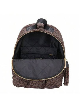 حقيبة ظهر Leonie النسائية من Michael Kors باللون البني الداكن/الأسود 30R3G3LB2B بني/أسود