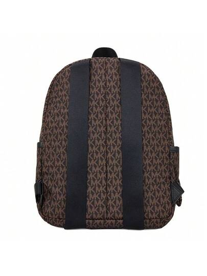 حقيبة ظهر Leonie النسائية من Michael Kors باللون البني الداكن/الأسود 30R3G3LB2B بني/أسود