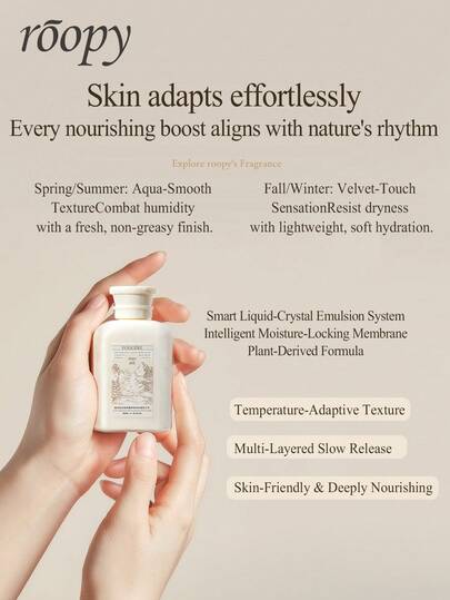 Roopy مجموعة هدايا لوشن الجسم المعطر، عطر طويل الأمد، مرطب ومرطب، صندوق لوشن الجسم المحمول، ضروري للخريف والشتاء، رعاية صغيرة للهدايا
