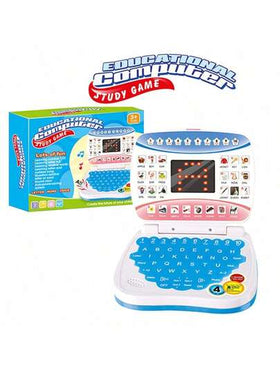 MINKOJA Kids English Learning Laptop Toy For Boys And Girls With Interactive Keyboard Realistic Computer Model Early Education Typing Practice Birthday Christmas Gift Ideas