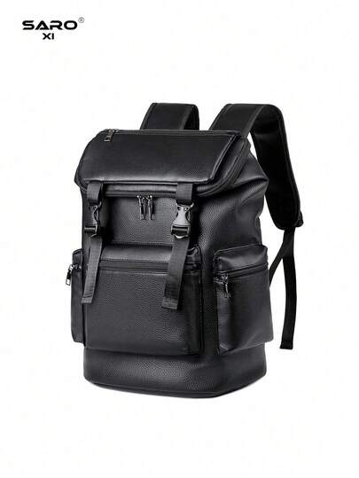 saroxi حقيبة ظهر كاجوال للرجال، حقيبة ظهر مع غطاء قابل للطي، خفيفة الوزن وقابلة للحمل، مناسبة للسفر والتخييم والرحلات والمدرسة والطلاب والشباب، هدية أساسية