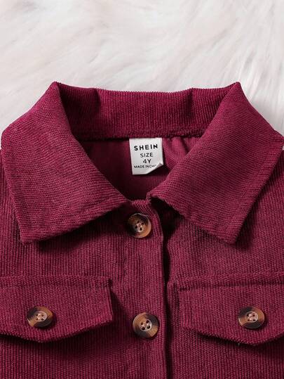 SHEIN Elladie kids مجموعة من 2 قطعة: بليزر أنيق بياقة طويلة الأكمام وفستان زلق بطبعة زهرية بخصر مطاطي، طقم كاجوال للارتداء اليومي والأعياد، للربيع والخريف