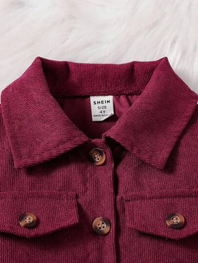 SHEIN Elladie kids مجموعة من 2 قطعة: بليزر أنيق بياقة طويلة الأكمام وفستان زلق بطبعة زهرية بخصر مطاطي، طقم كاجوال للارتداء اليومي والأعياد، للربيع والخريف