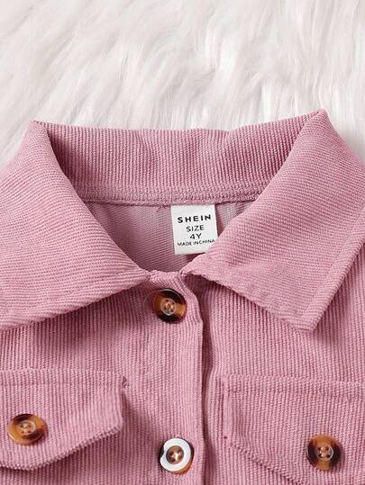 SHEIN Genkimix Kids مجموعة من 2 قطعة: بليزر أنيق بياقة طويلة الأكمام وفستان زلق بطبعة زهرية بخصر مطاطي، طقم كاجوال للارتداء اليومي والعطلات، للربيع والخريف