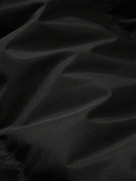 Manfinity Homme معطف مبطن بسحاب وقلنسوة طويلة الأكمام للرجال، معطف شتوي