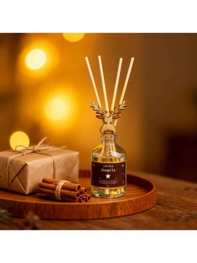قطعة واحدة 50 مل عطر معطر بروائح عيد الميلاد، عنصر ديكوري مثالي لغرفة المعيشة/النوم - هدية عيد الميلاد المثالية وزينة منزلية احتفالية، ديكور منزلي، زينة عيد الميلاد، ديكور الغرفة، هدايا عيد الميلاد