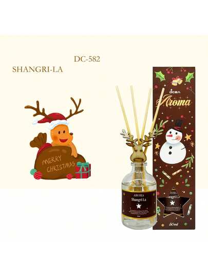 قطعة واحدة 50 مل عطر معطر بروائح عيد الميلاد، عنصر ديكوري مثالي لغرفة المعيشة/النوم - هدية عيد الميلاد المثالية وزينة منزلية احتفالية، ديكور منزلي، زينة عيد الميلاد، ديكور الغرفة، هدايا عيد الميلاد