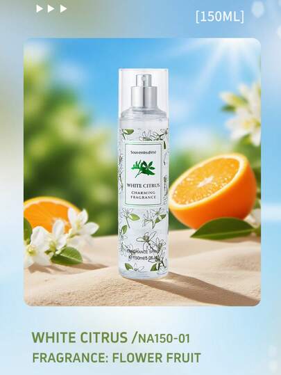 زجاجة عطر بسعة 150 مل، مستوحاة من روائح طبيعية منعشة وجذابة من الزهور والفواكه والخشب. عطر طويل الأمد، مناسب للاستخدام الداخلي والخارجي، مثل المواعيد والحفلات والعطلات والمنزل والمكتب. خيار مثالي للهدايا في أعياد الميلاد أو عيد الميلاد أو للأحباء.